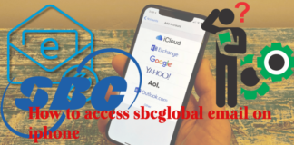 How to access sbcglobal email on iphone